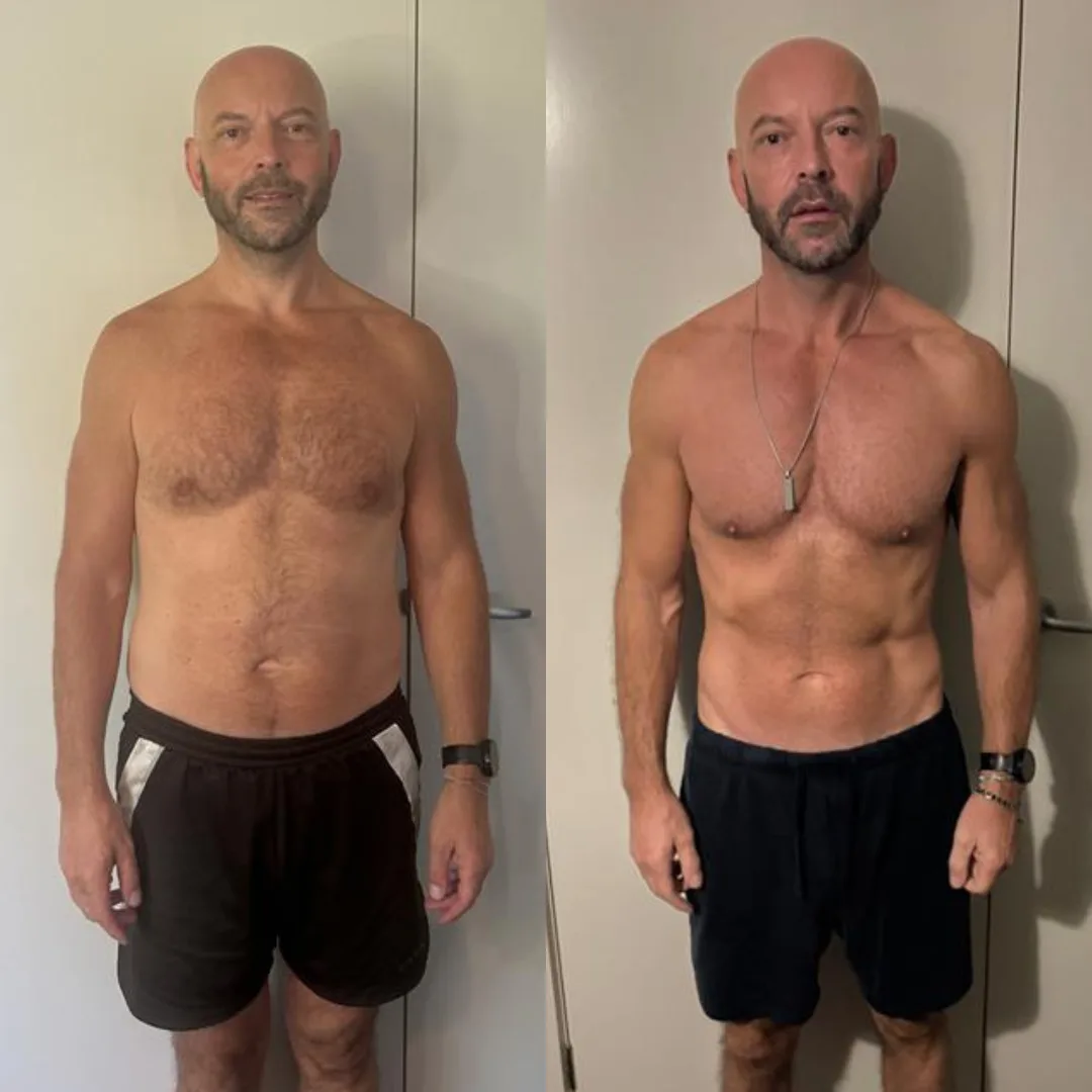 Paolo, 50 — before and after transformation